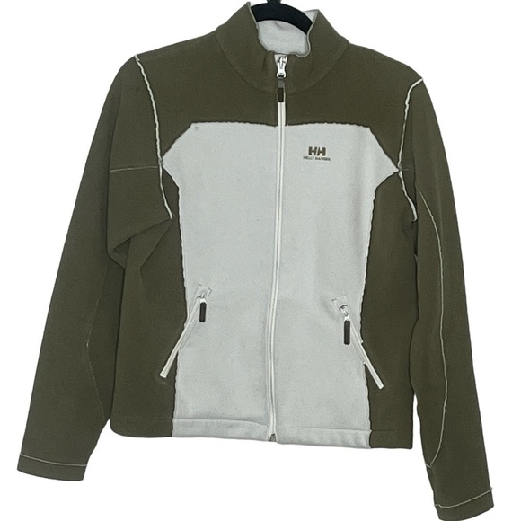 Helly Hansen Fleece Zip Up Jacket Sz Mad - Picture 1 of 10